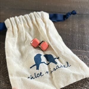Chloe + Isabel Pink Stud Earrings